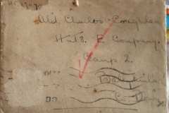 Charles Coughlan letter addressed Ballykinlar Camp Hut 8